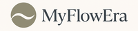 Logo of MyFlowEra with a circular design element on a white background